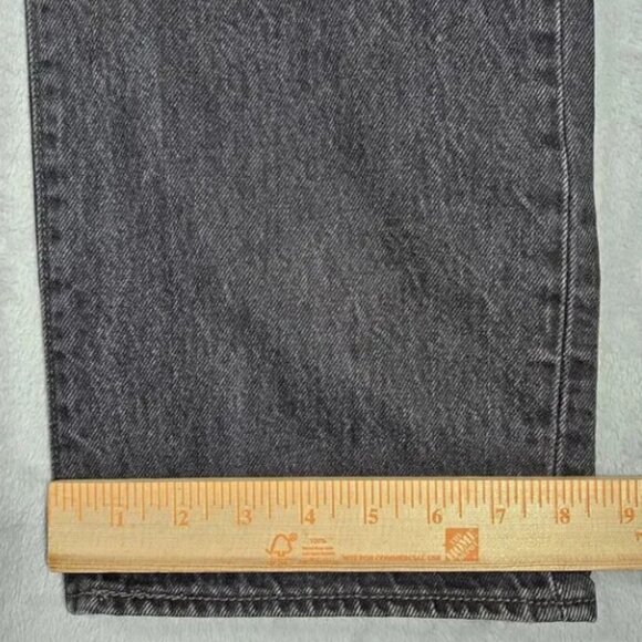 Levi's 501XX Jeans Mens 38X28.5 Black Denim Button Fly Straight Cotton Grunge - Picture 16 of 16